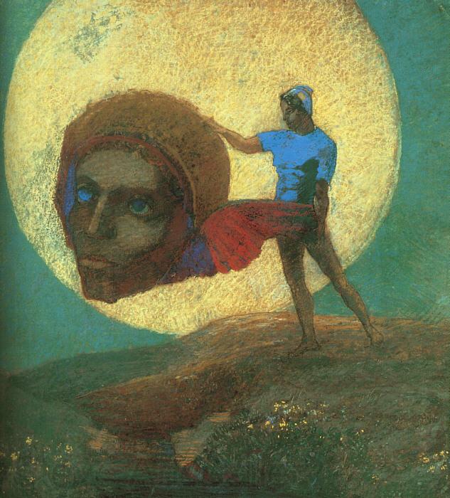 Odilon Redon The Fall of Icarus Spain oil painting art